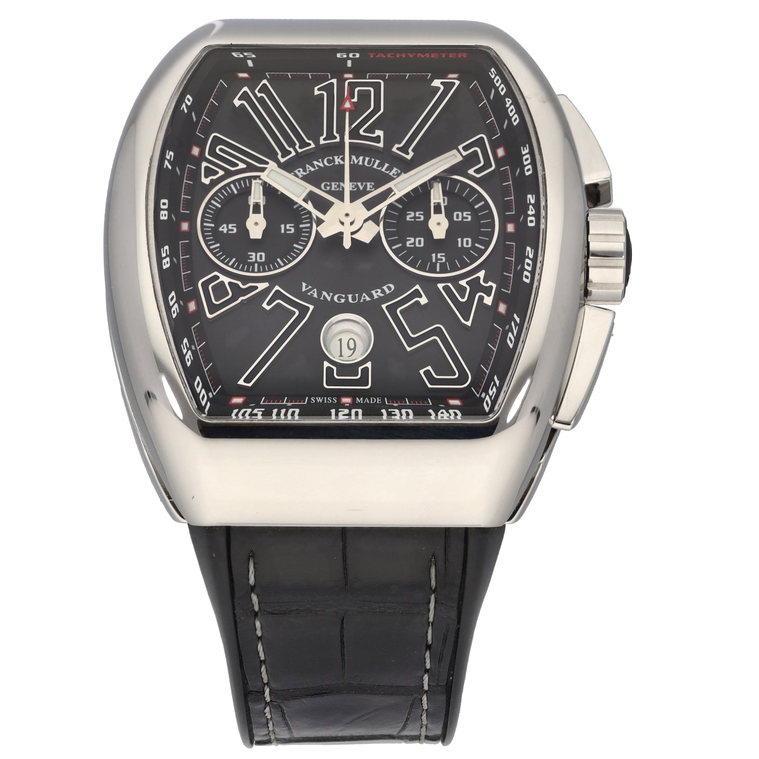 Franck Muller Vanguard V 45 CC DT 44mm Stainless Steel Watch H T