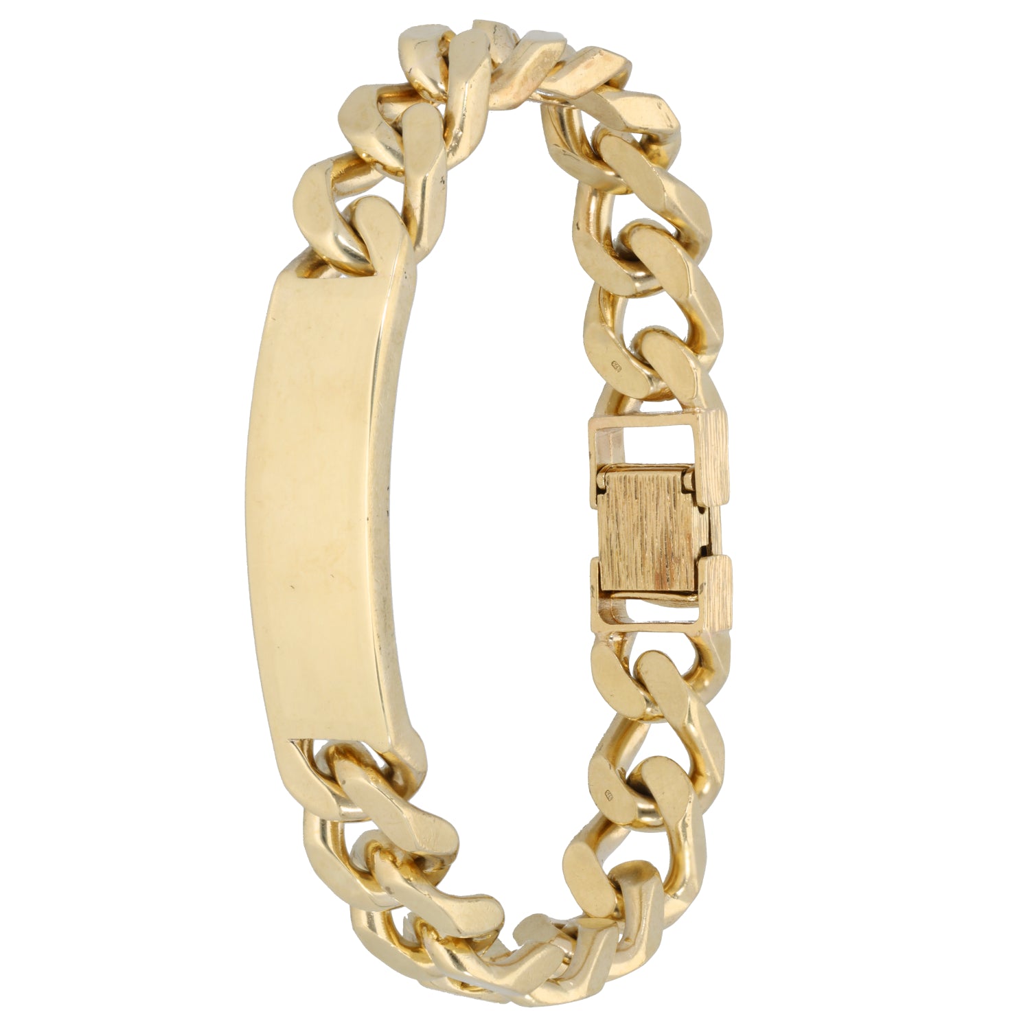 9ct Gold ID Bracelet H&T