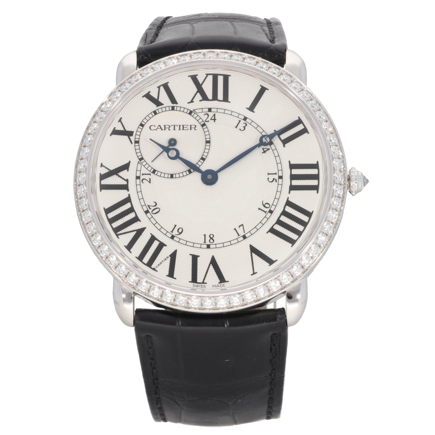 Cartier white gold watches hot sale