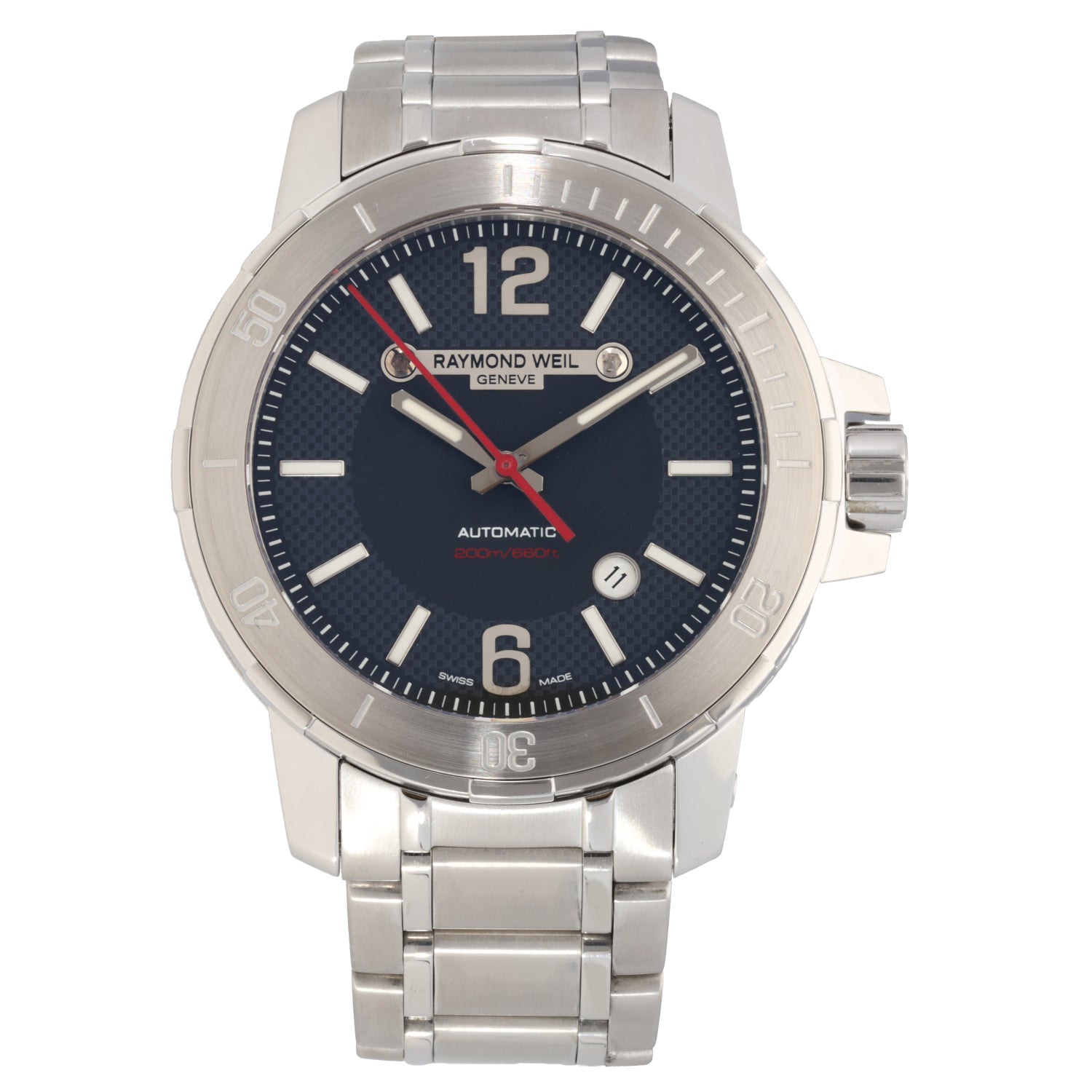 Raymond Weil Nabucco 3900 44mm Stainless Steel Watch