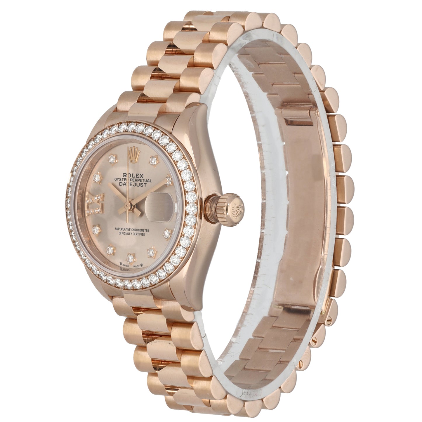 Rolex Lady Datejust 279135RBR 28mm Gold Watch