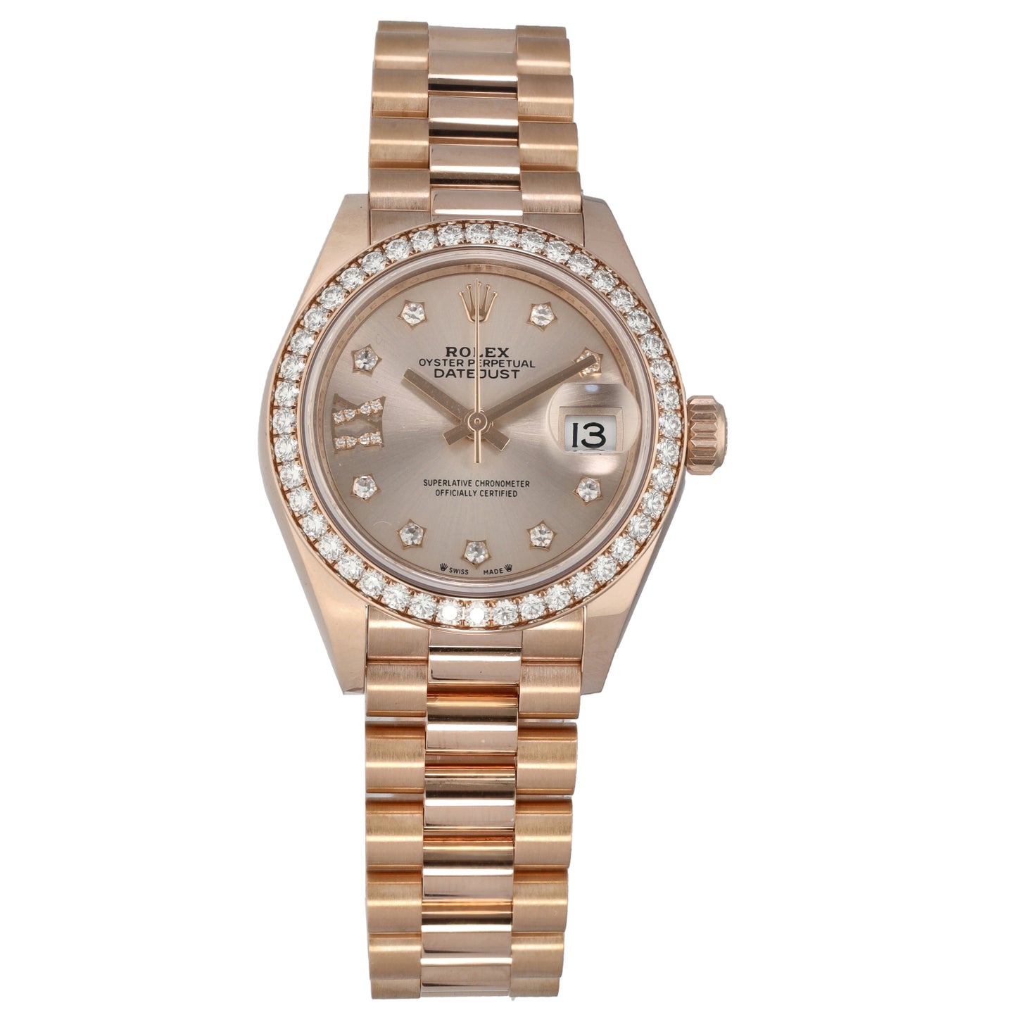 Rolex Lady Datejust 279135RBR 28mm Gold Watch
