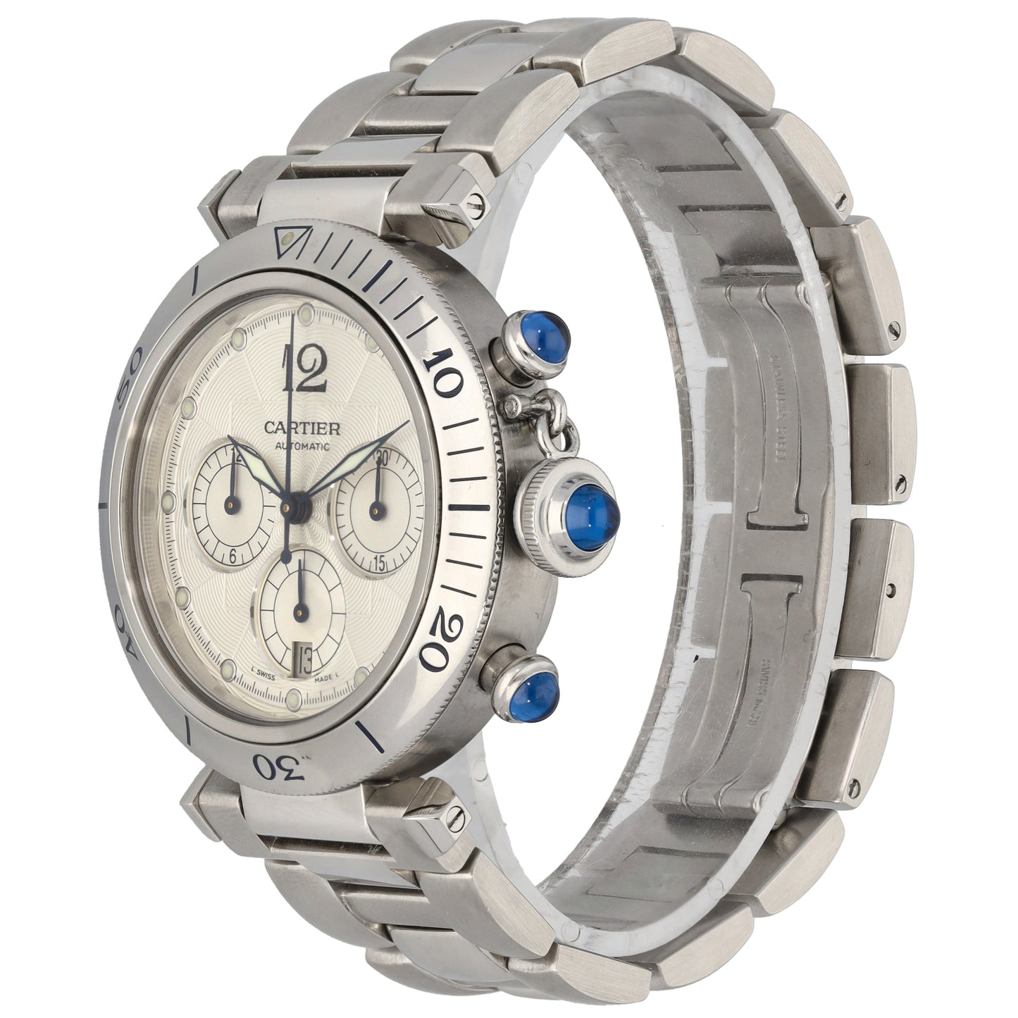 Cartier Pasha W3103055 38mm Stainless Steel Watch