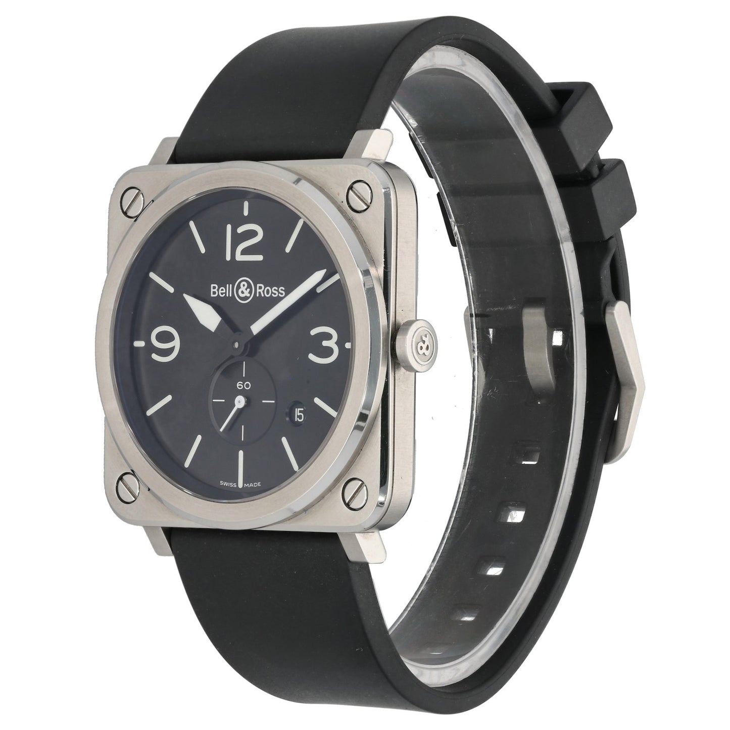 Bell & Ross BR S Heritage BRS-64-S 39mm Stainless Steel Watch