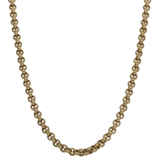 9ct Gold Belcher Chain 18"