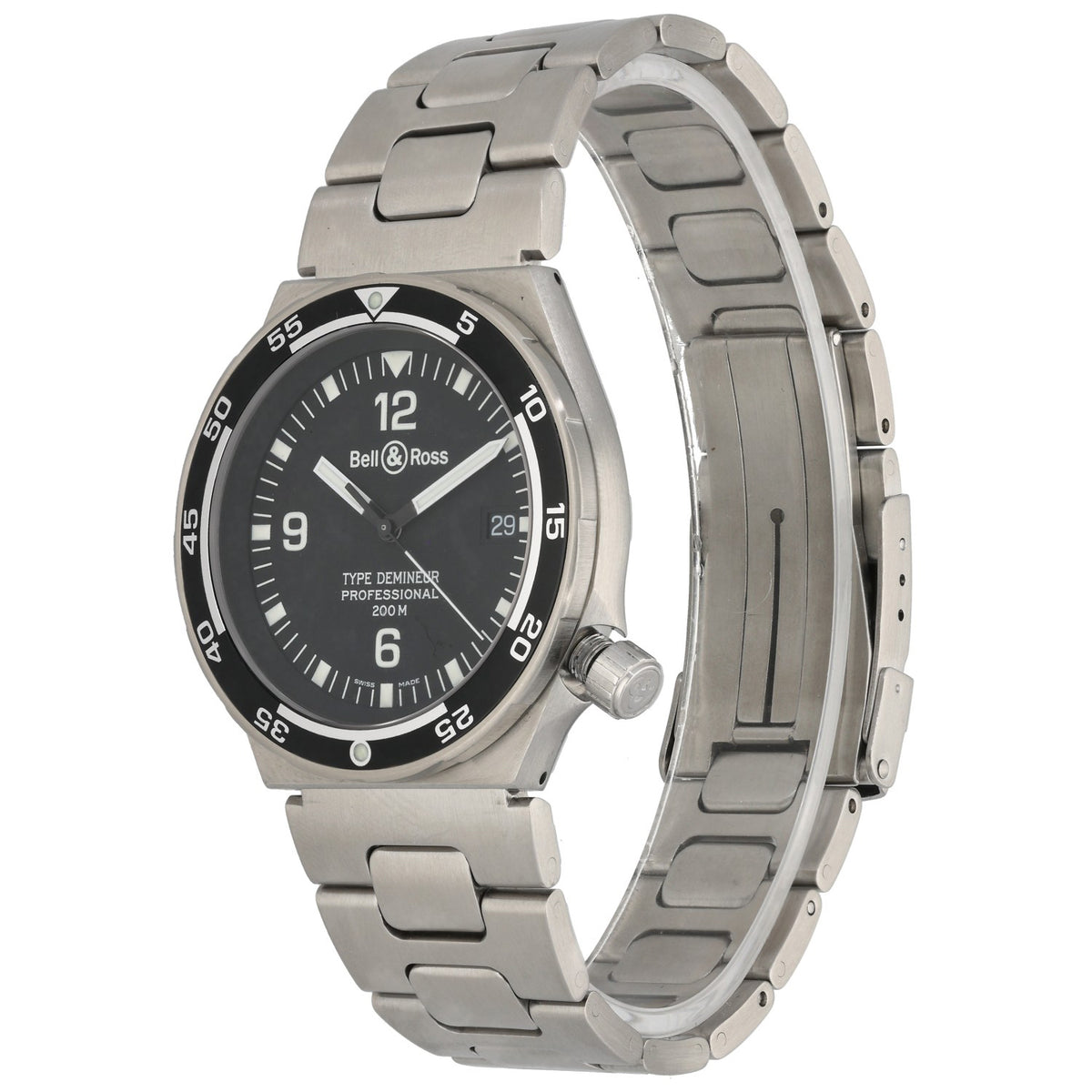 Bell & Ross Type Demineur B420 40mm Stainless Steel Watch