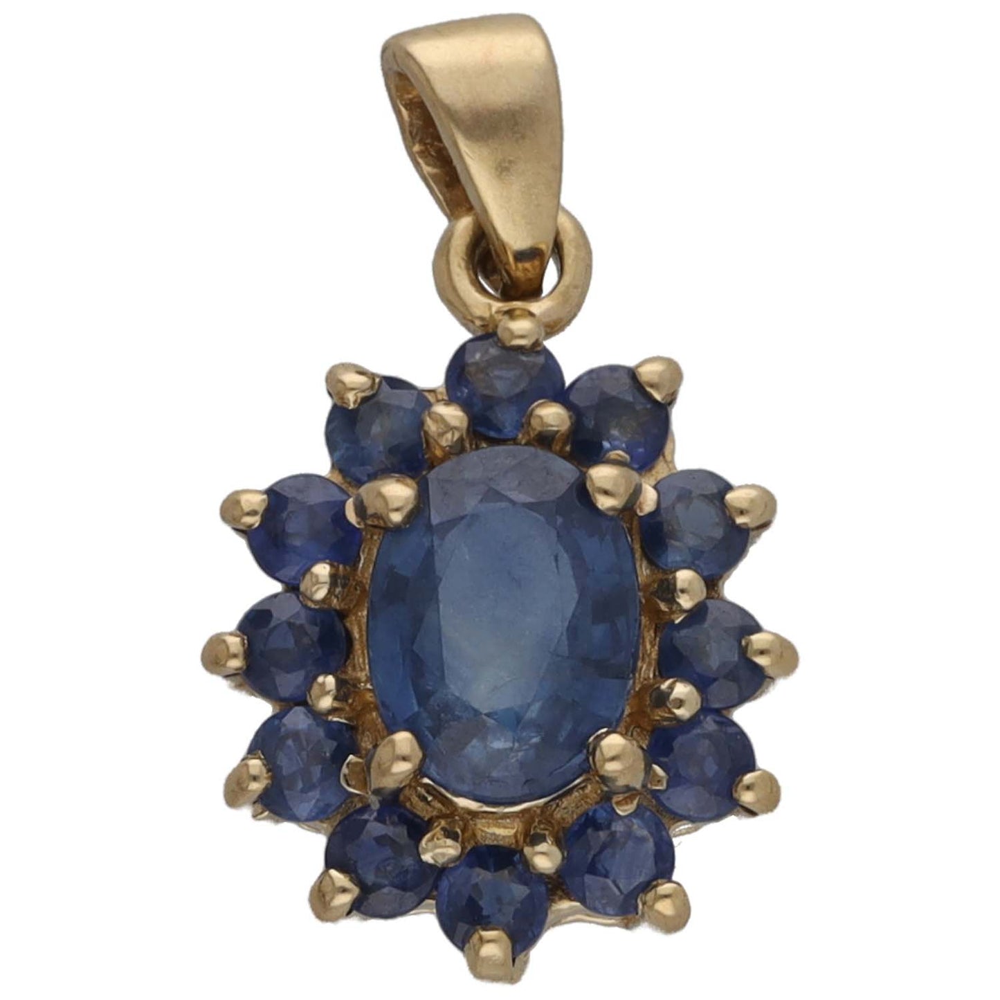 9ct Gold Sapphire Dress/Cocktail Pendant
