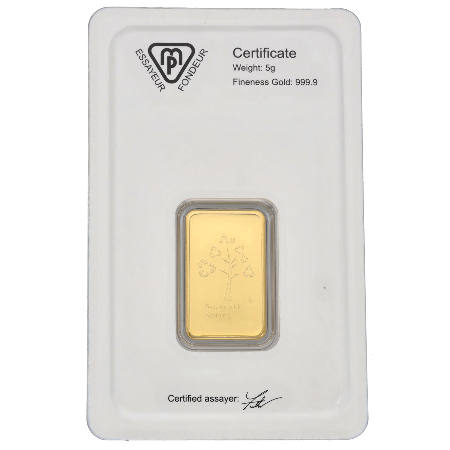 24ct 5g Gold Bar