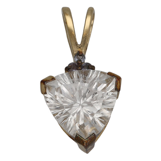 9ct Gold Topaz Dress/Cocktail Pendant