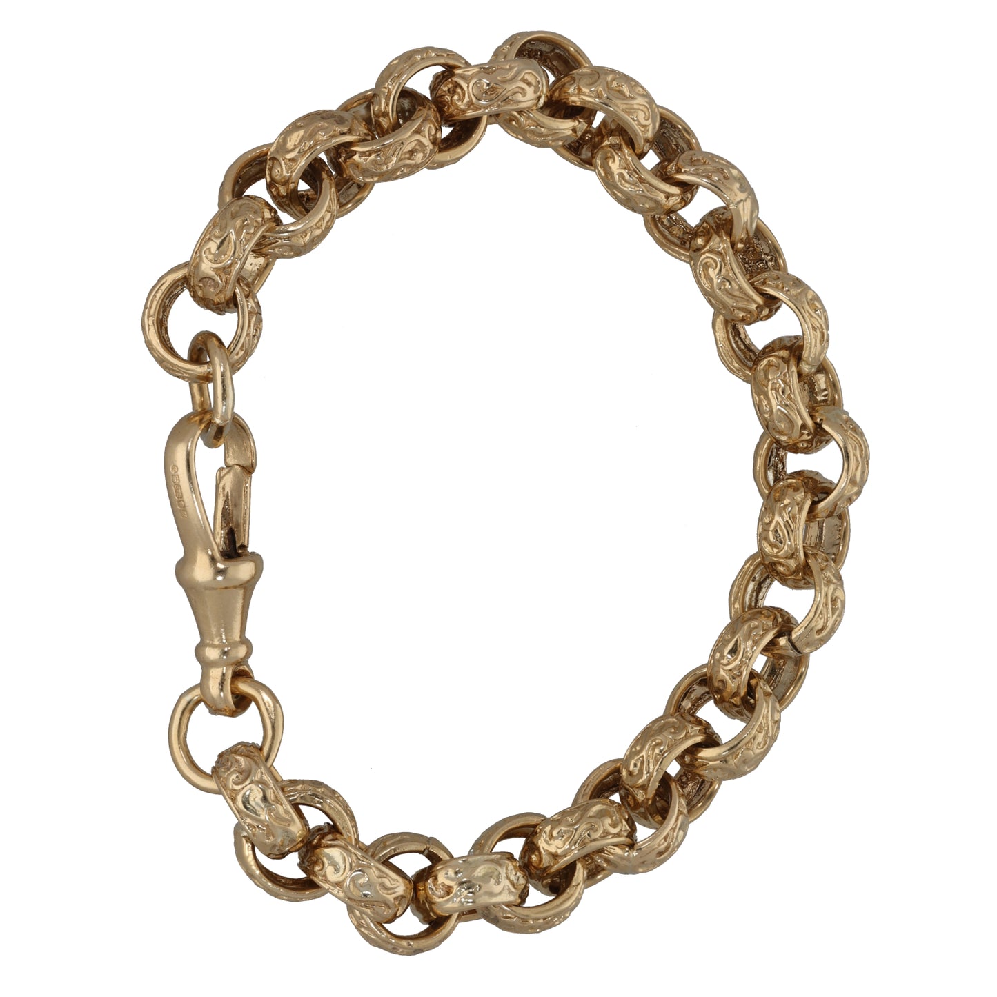 9ct Gold Belcher Bracelet