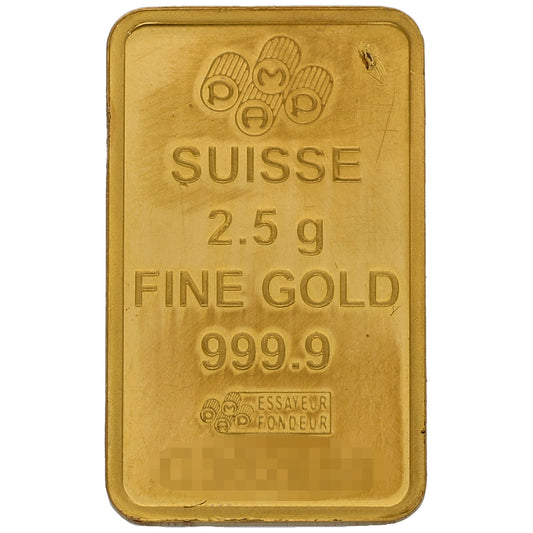 24ct 2.5g Gold Bar