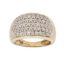 Load image into Gallery viewer, 9ct Gold 0.98ct Diamond Ladies Dress/Cocktail Ring Size L
