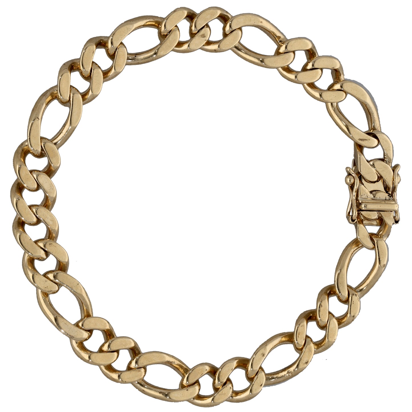 9ct Gold Figaro Bracelet