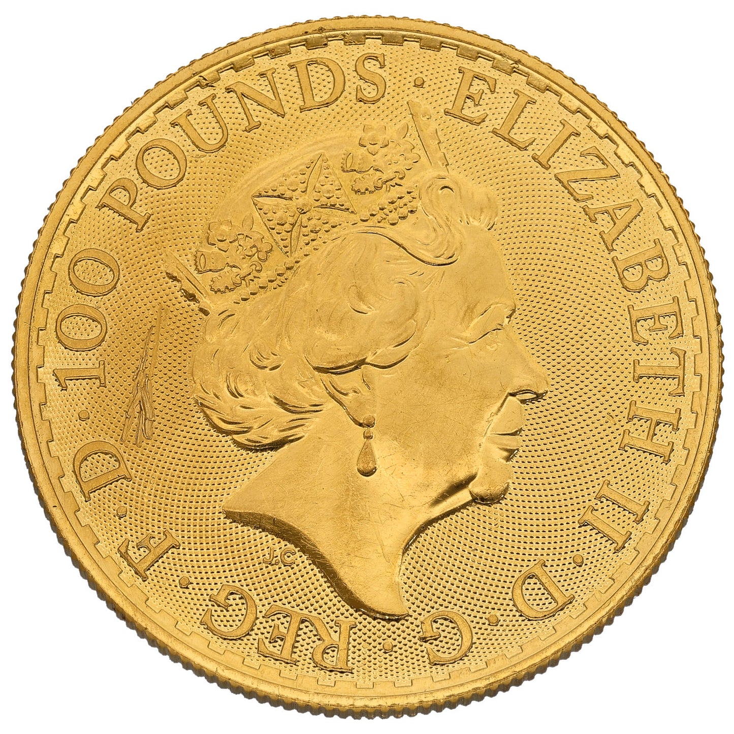 24ct Gold Queen Elizabeth II 1 OZ Britannia Coin 2021