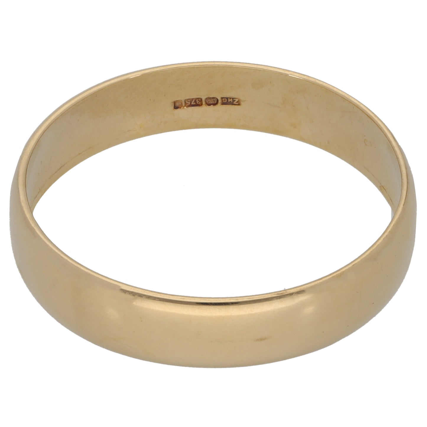 9ct Gold Plain Wedding Ring Size V