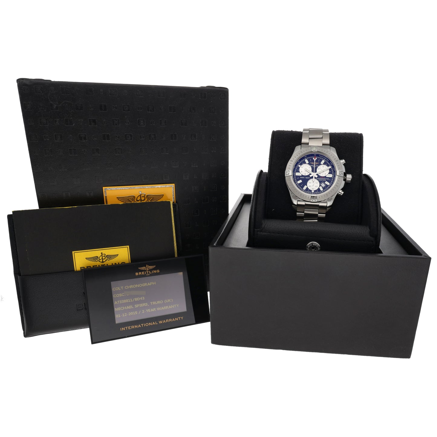 Breitling Colt Chrono A73388 44mm Stainless Steel Watch