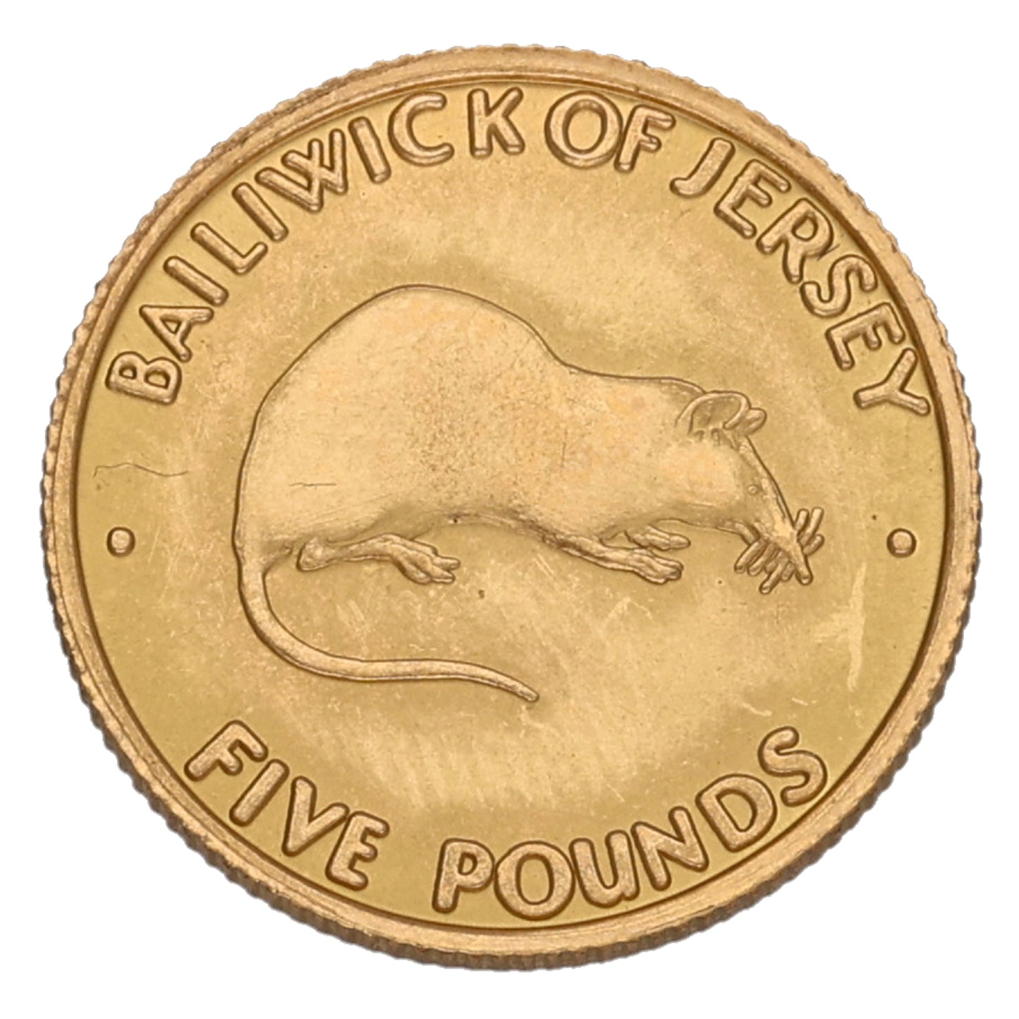 22ct Gold Queen Elizabeth II Silver Wedding Five Pounds Coin 1972