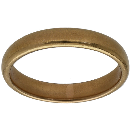 22ct Gold Plain Wedding Ring Size K