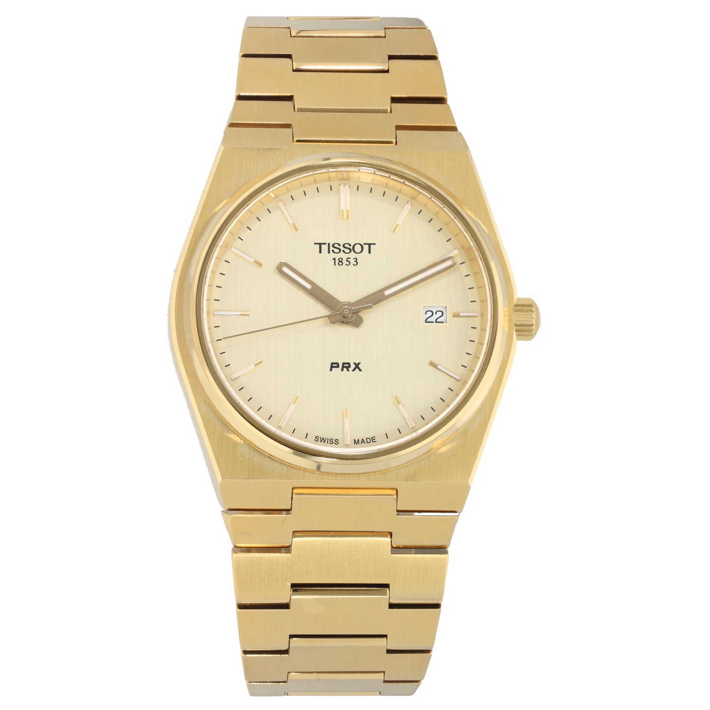 Tissot PRX T137410A 40mm Gold Plated Watch