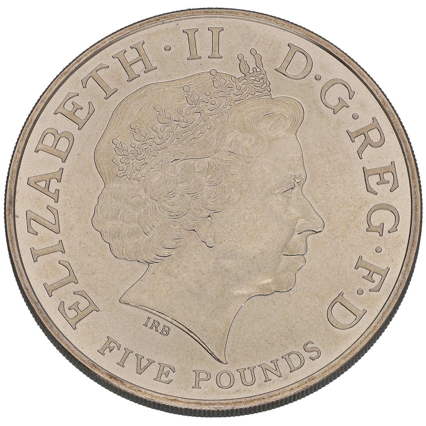 Sterling Silver Battle Of Trafalgar Five Pounds Coin 2005