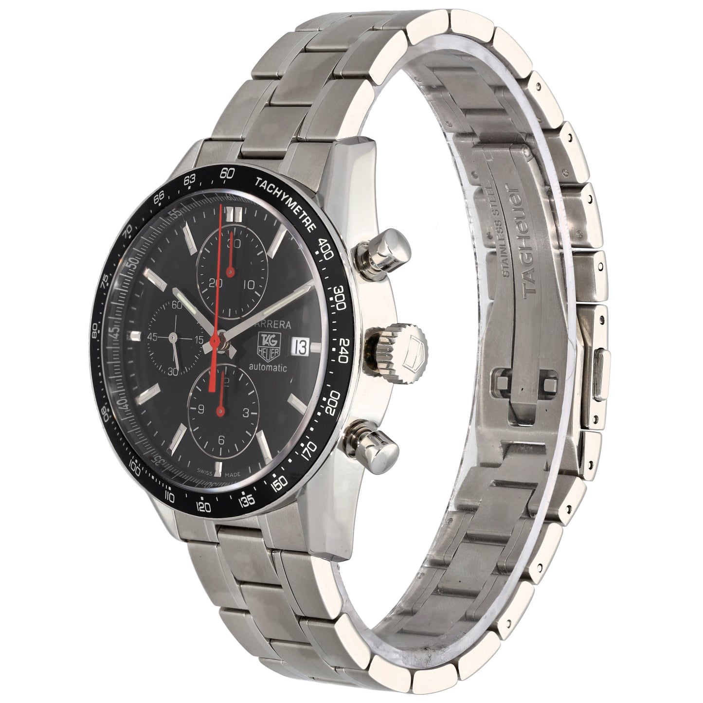 Tag Heuer Carrera CV2014 41mm Stainless Steel Watch