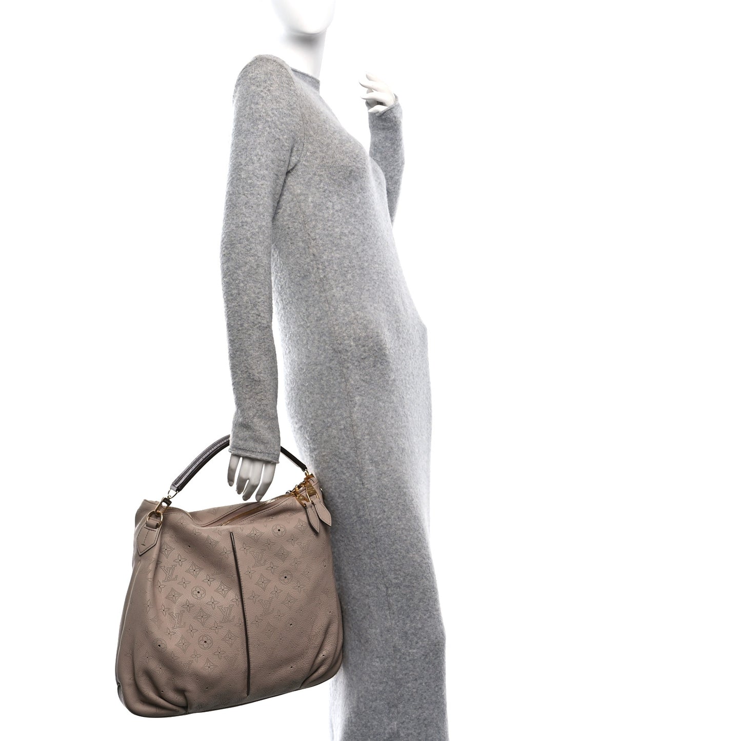 Louis Vuitton Mahina Selene PM Monogram Lambskin Leather Bag - Sandy