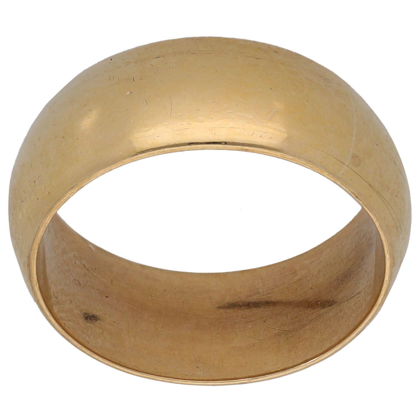 9ct Gold Plain Wedding Ring Size P