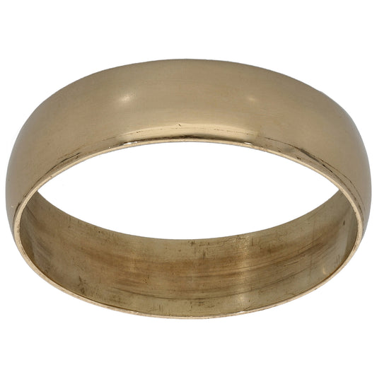 9ct Gold Plain Wedding Ring Size W