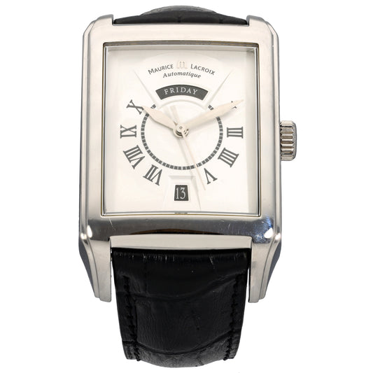 Maurice Lacroix Pontos Rectangulaire PT6137 32mm Stainless Steel Watch