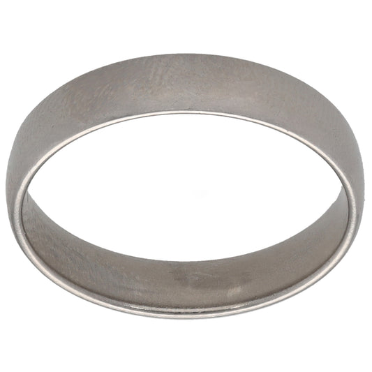 Platinum Plain Wedding Ring Size O