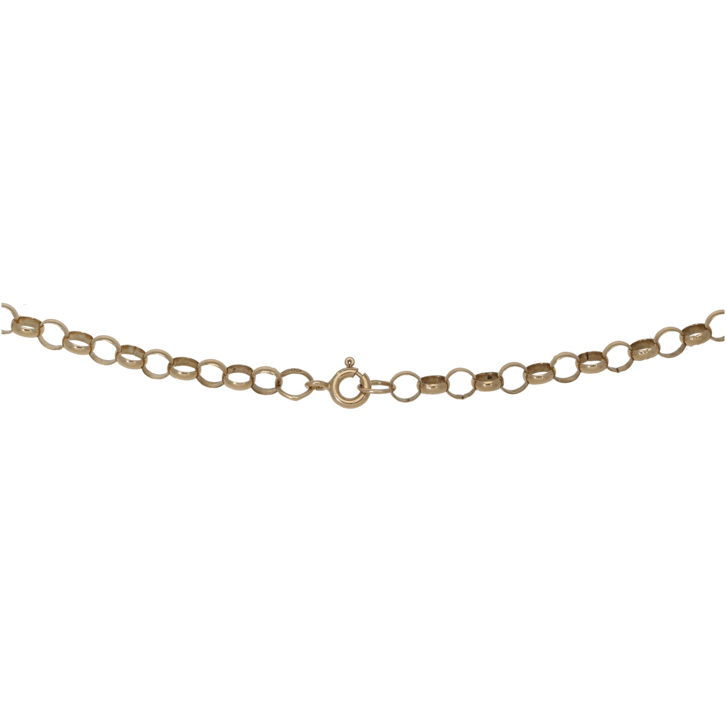 9ct Gold Belcher Chain 22"