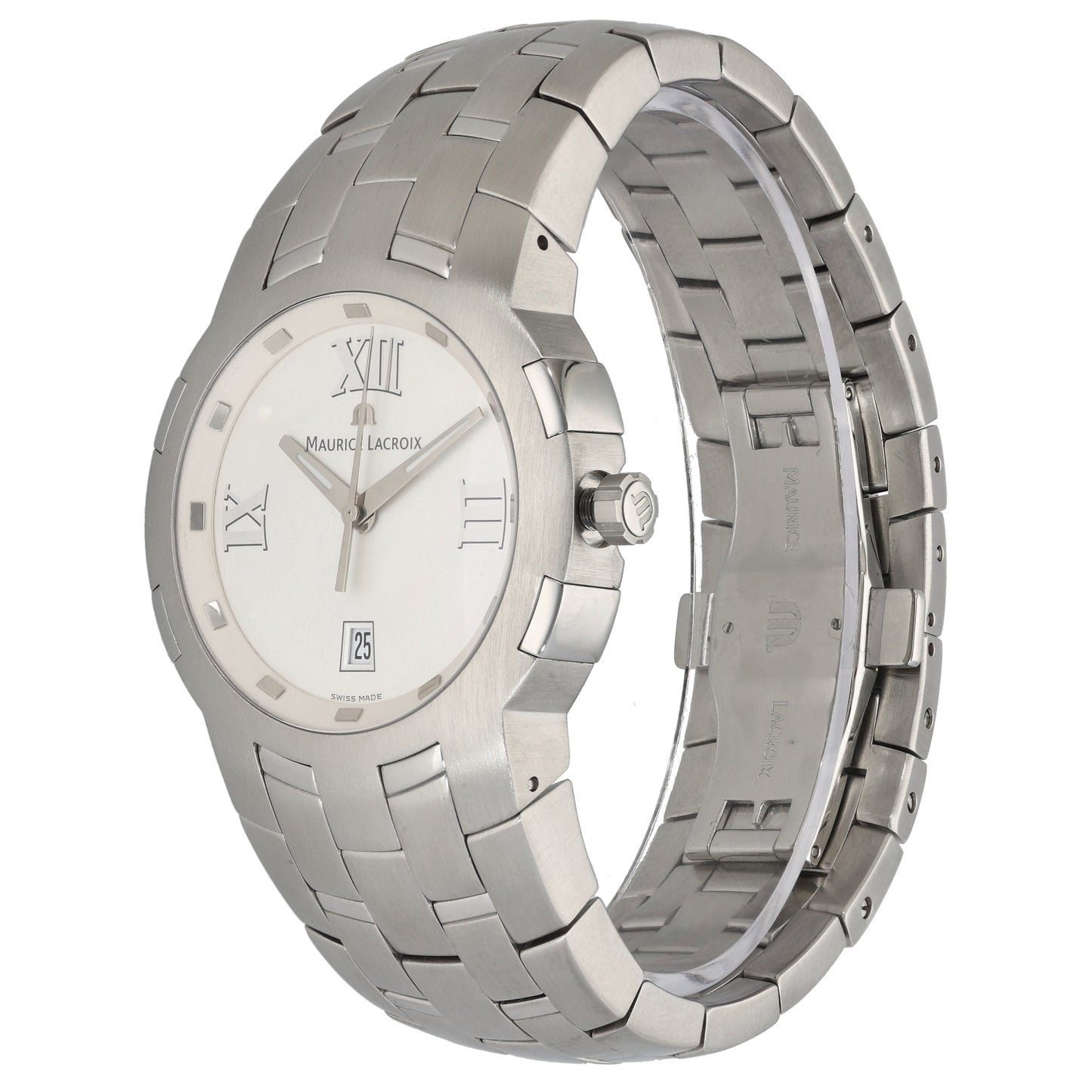 Maurice Lacroix Milestone MS1017 39mm Stainless Steel Watch