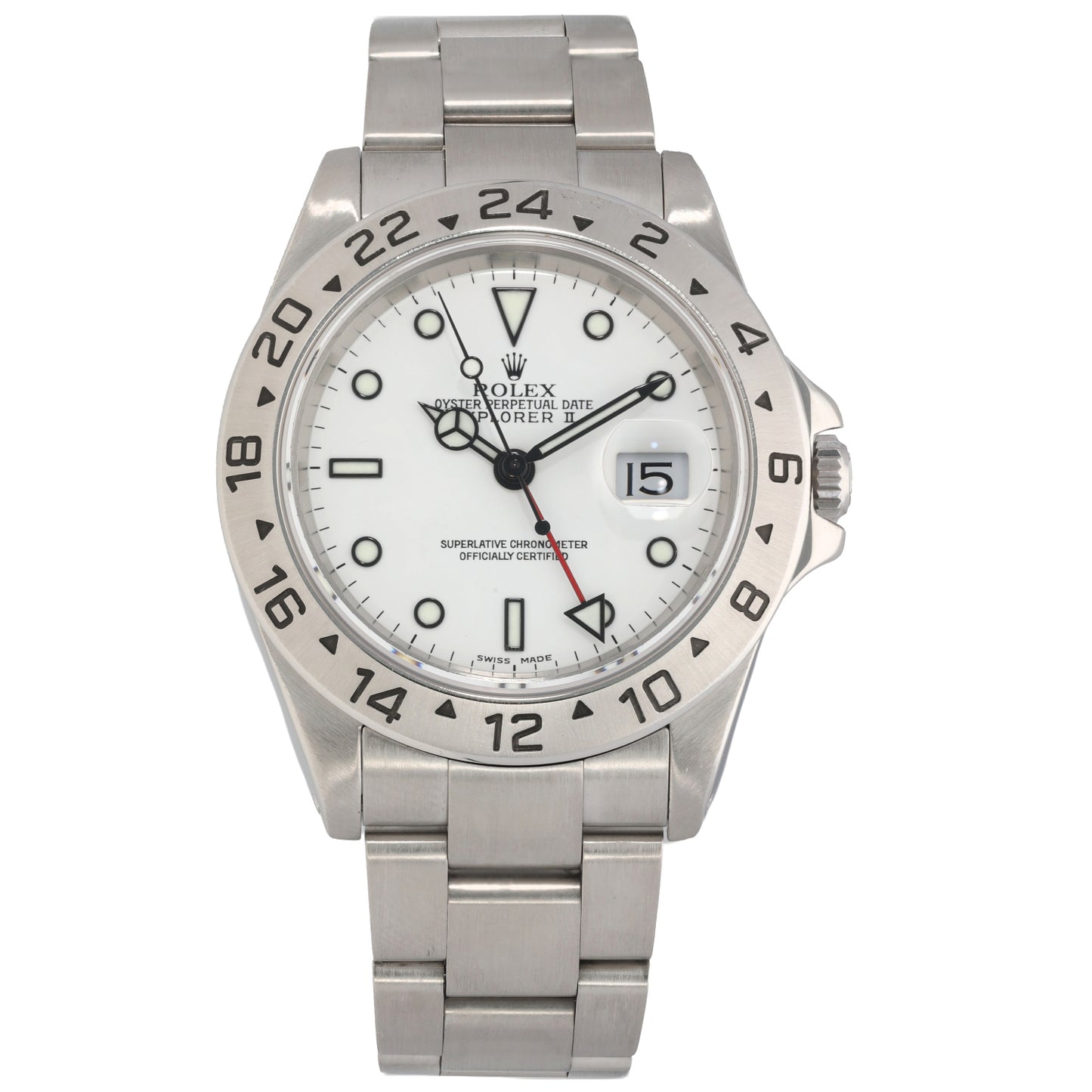 Rolex Explorer II 16570 40mm Stainless Steel Watch