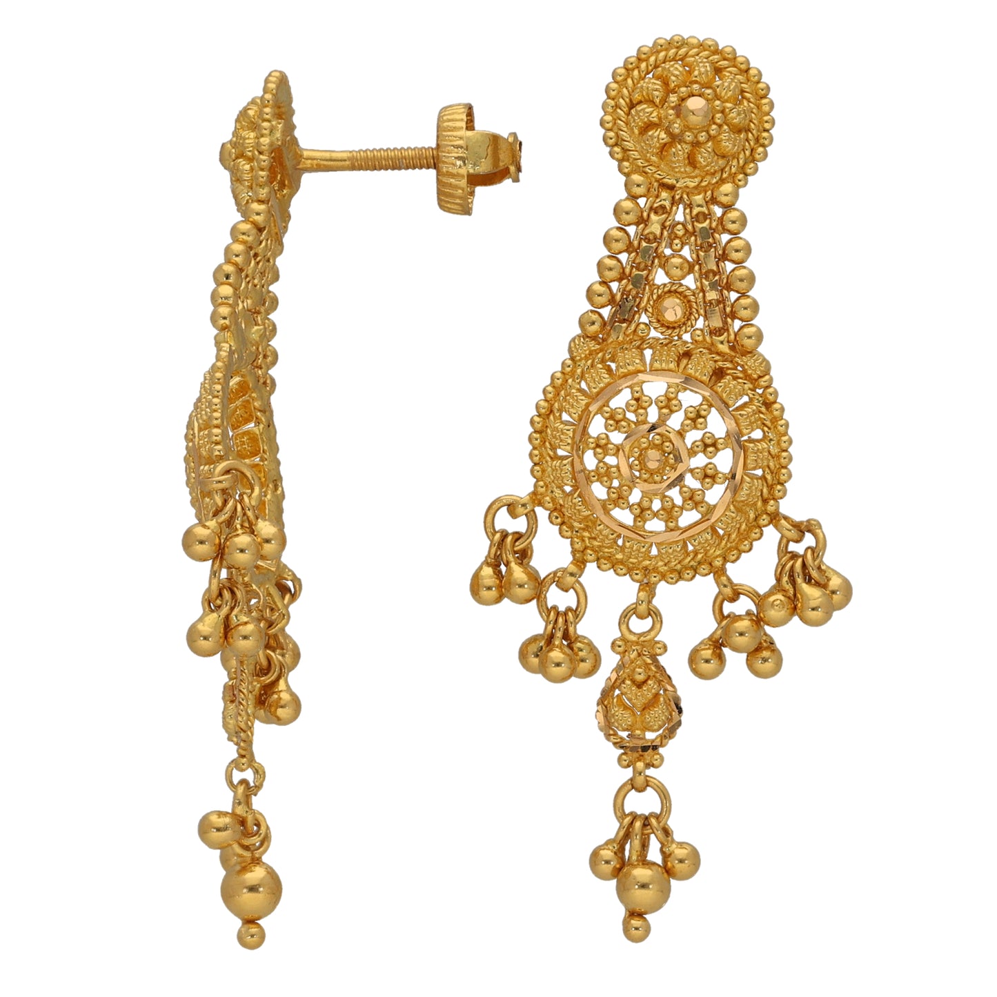 22ct Gold Drop Earrings
