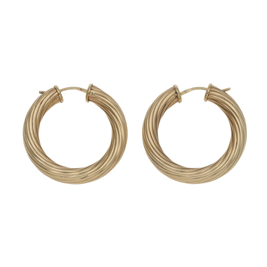 9ct Gold Hoop Earrings