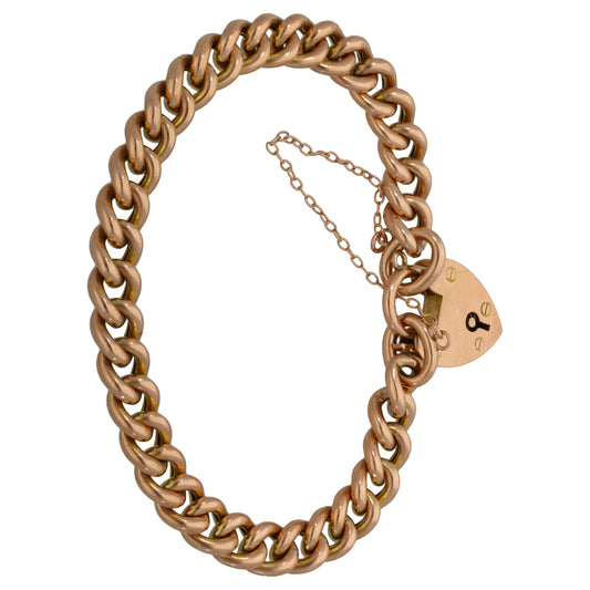 9ct Gold Gate Bracelet