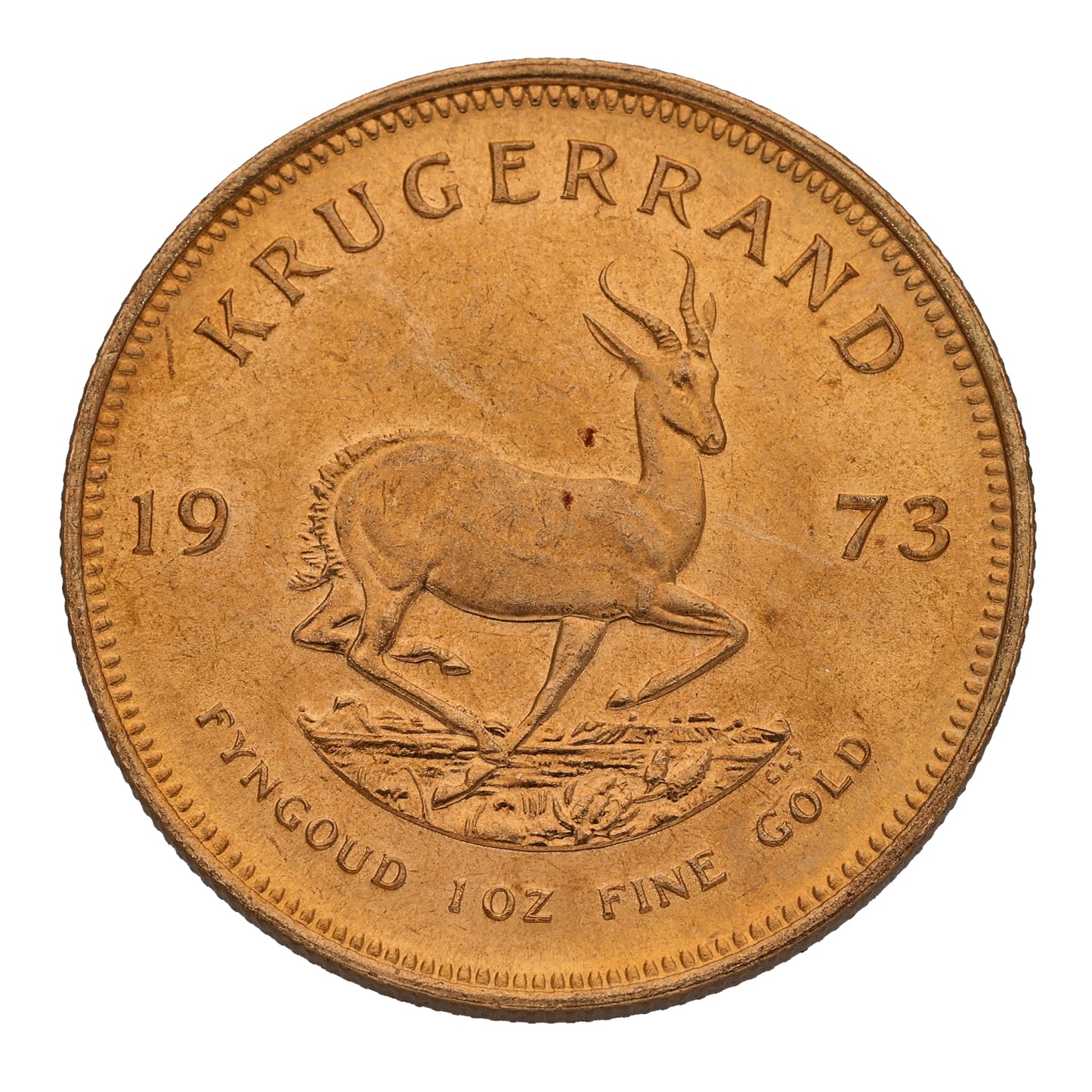 22ct Gold 1 OZ Krugerrand Coin 1973