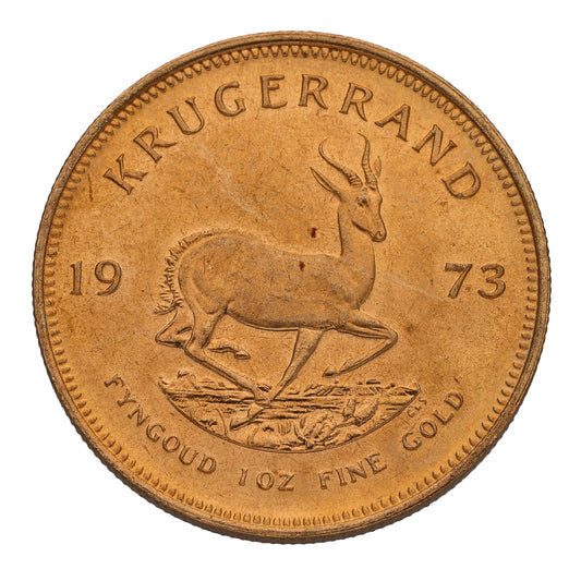 22ct Gold 1 OZ Krugerrand Coin 1973
