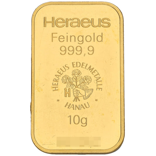 24ct 10g Gold Bar