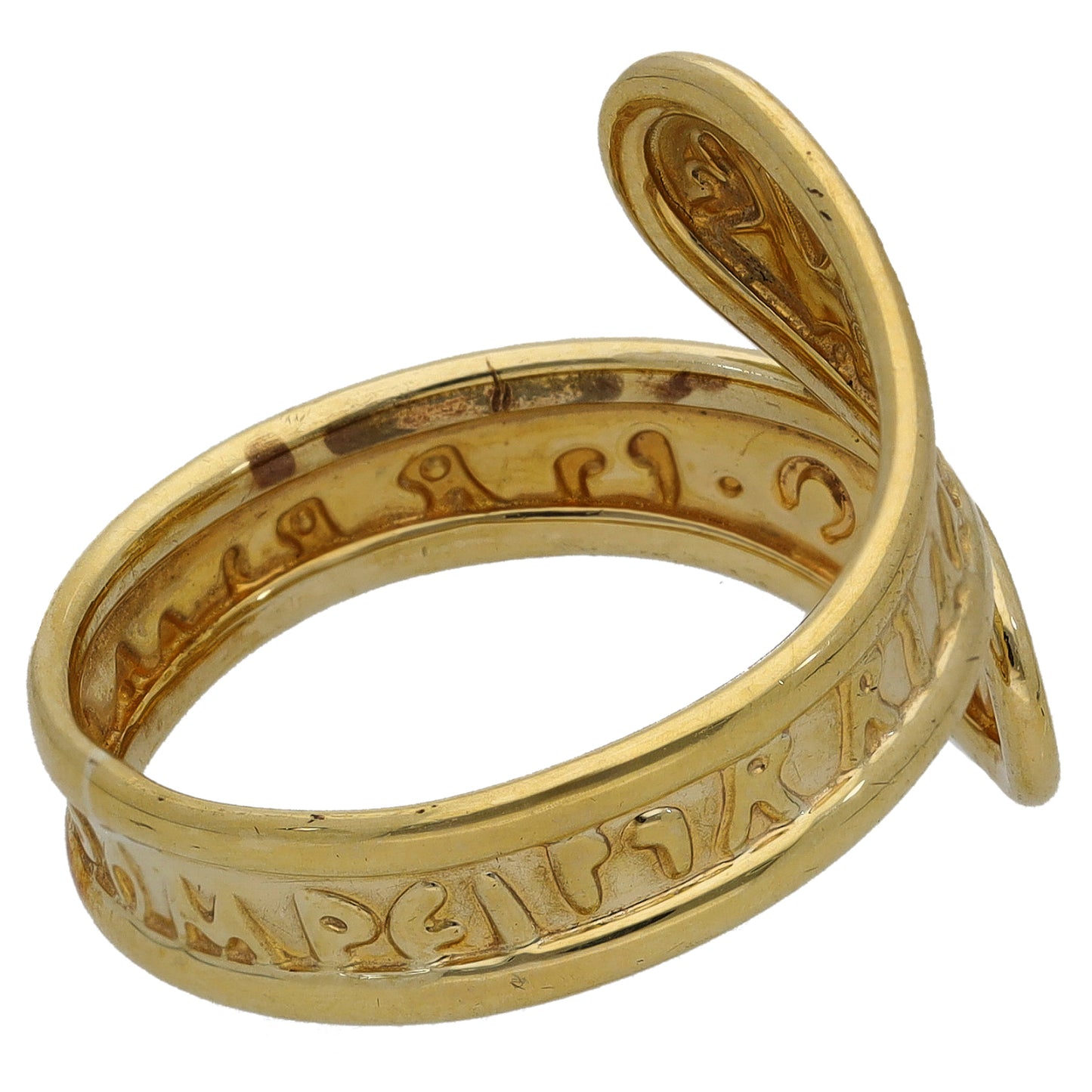 9ct Gold Alternative Ring Size P