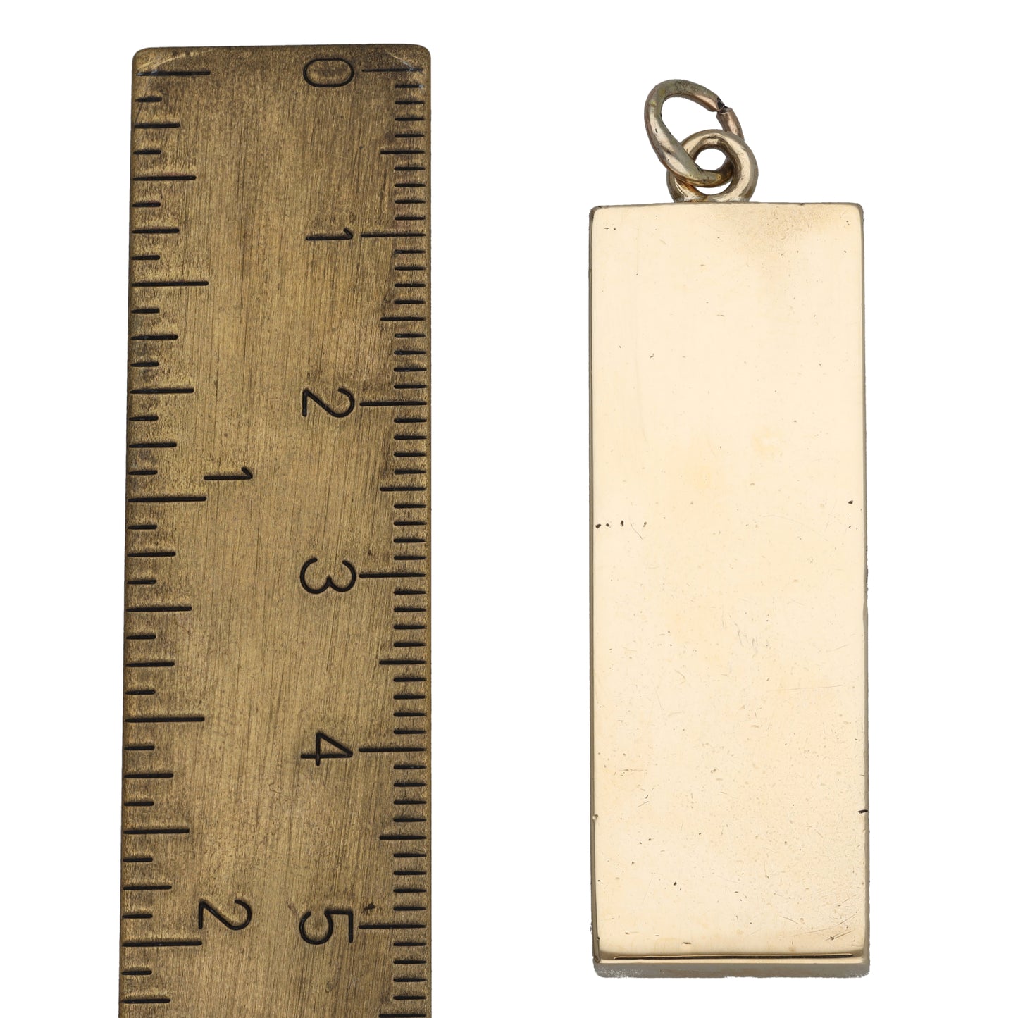 9ct Gold Ingot Pendant