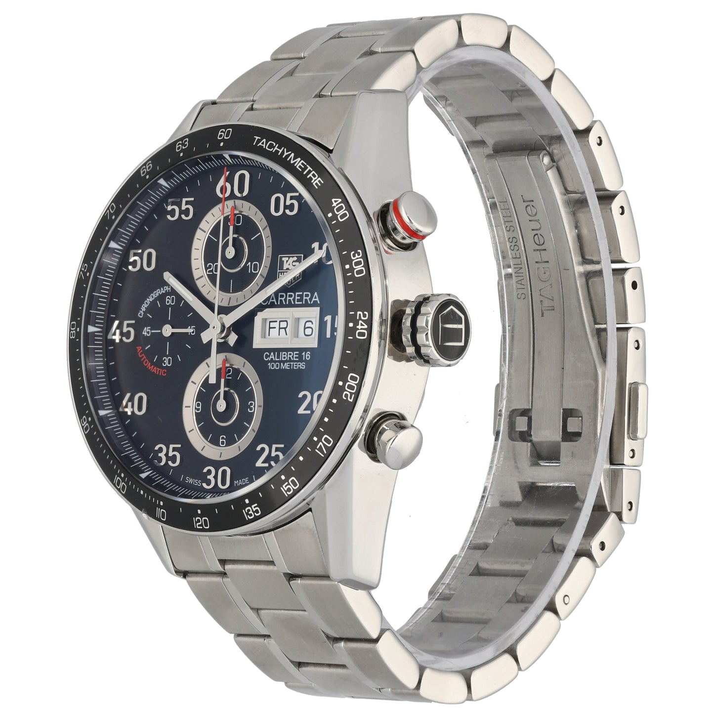 Tag Heuer Carrera CV2A10 43mm Stainless Steel Watch