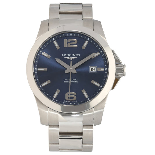 Longines Conquest L3.777.4 41mm Stainless Steel Watch