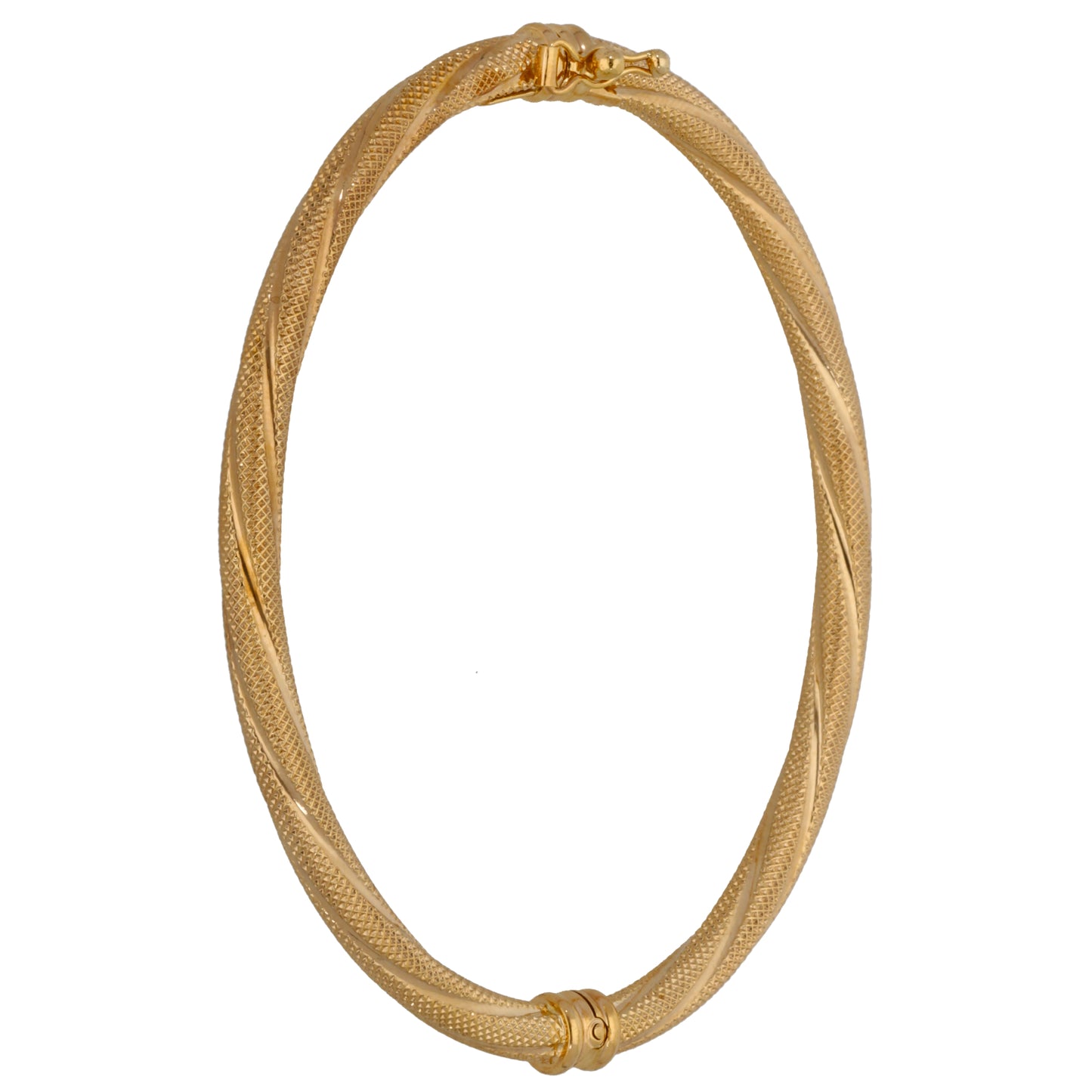 9ct Gold Hinged/Clasp Bangle