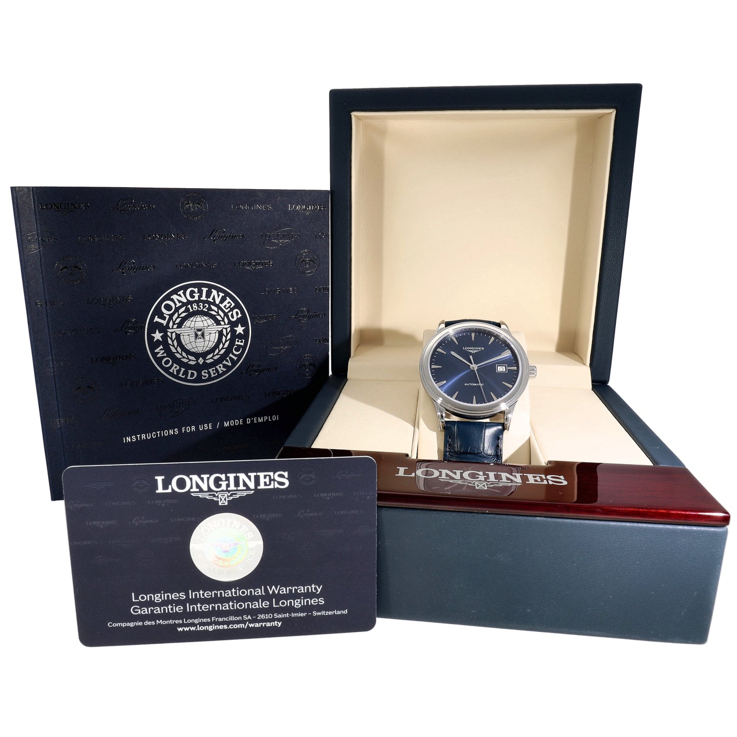 Longines Flagship L4.984.4 40mm Stainless Steel Watch