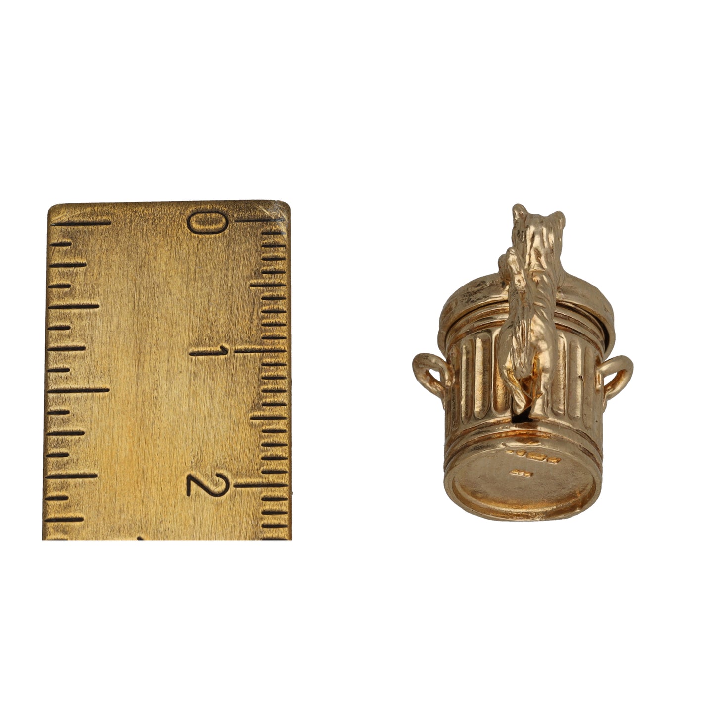 9ct Gold Cat Pendant