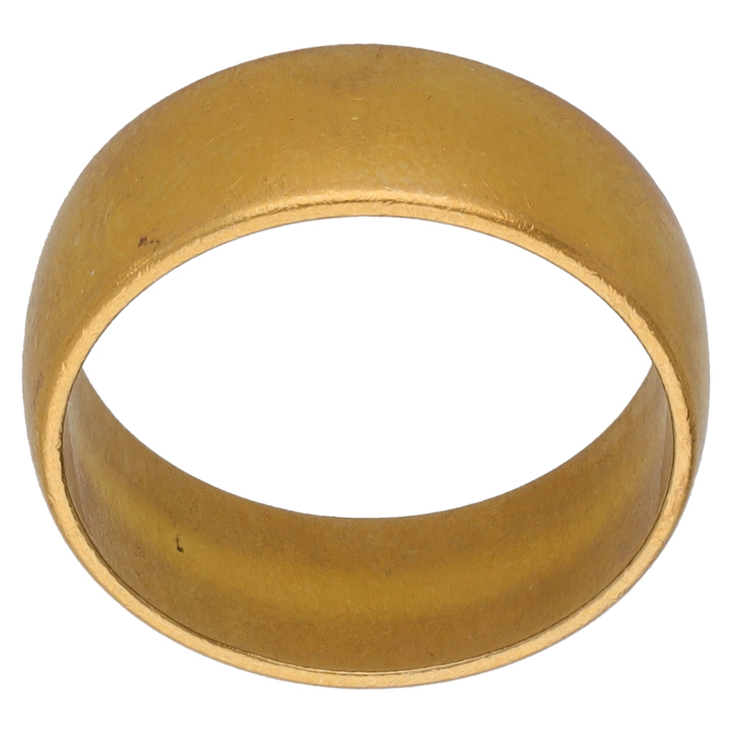 22ct Gold Plain Wedding Ring Size L
