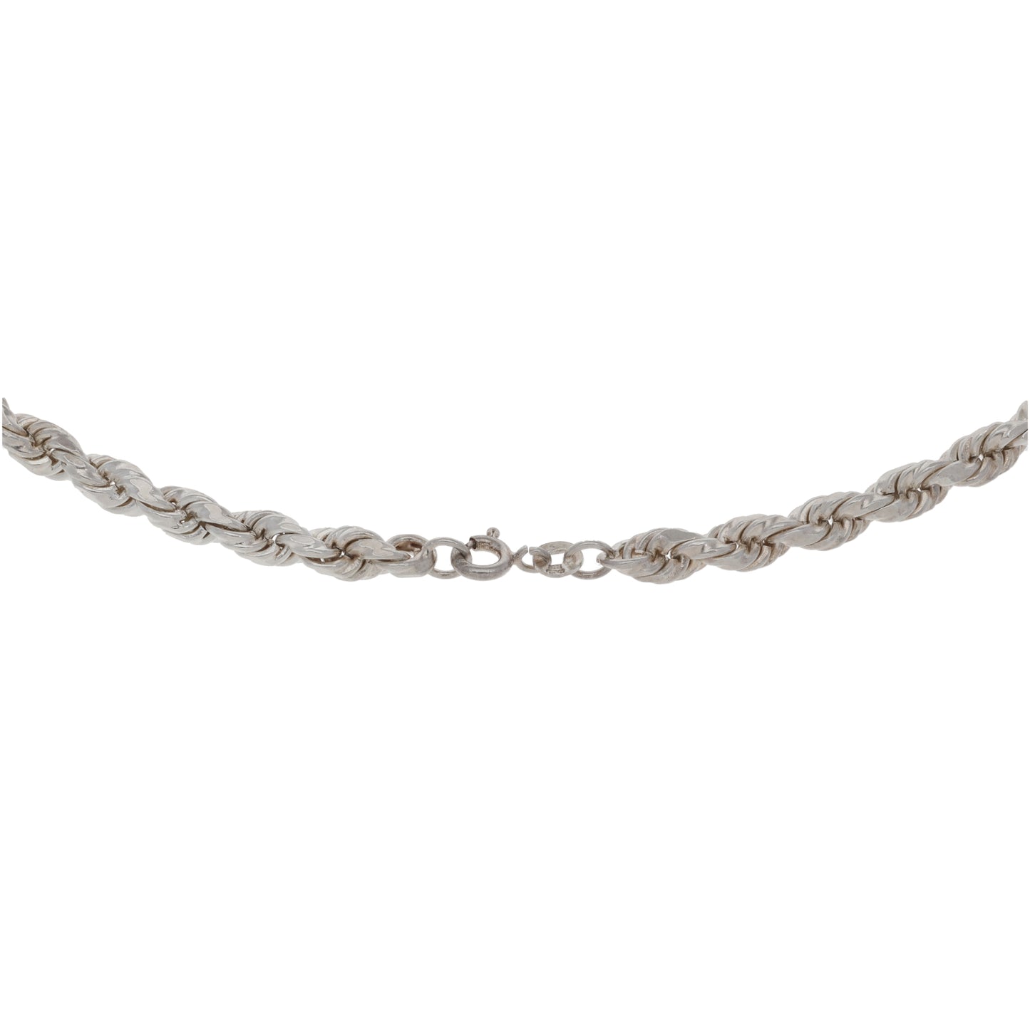 Sterling Silver Rope Chain 20"