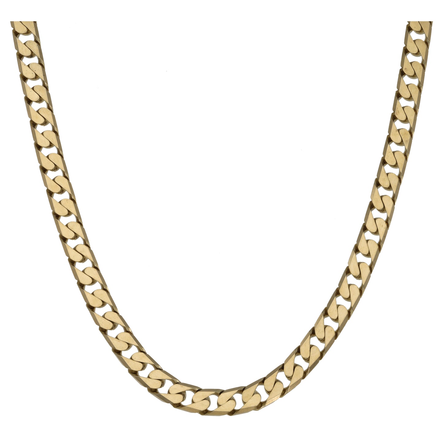 9ct Gold Curb Chain 20"