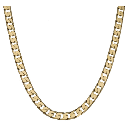 9ct Gold Curb Chain 20"